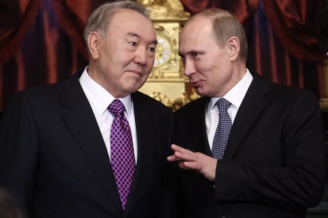 Назарбаев и Путин